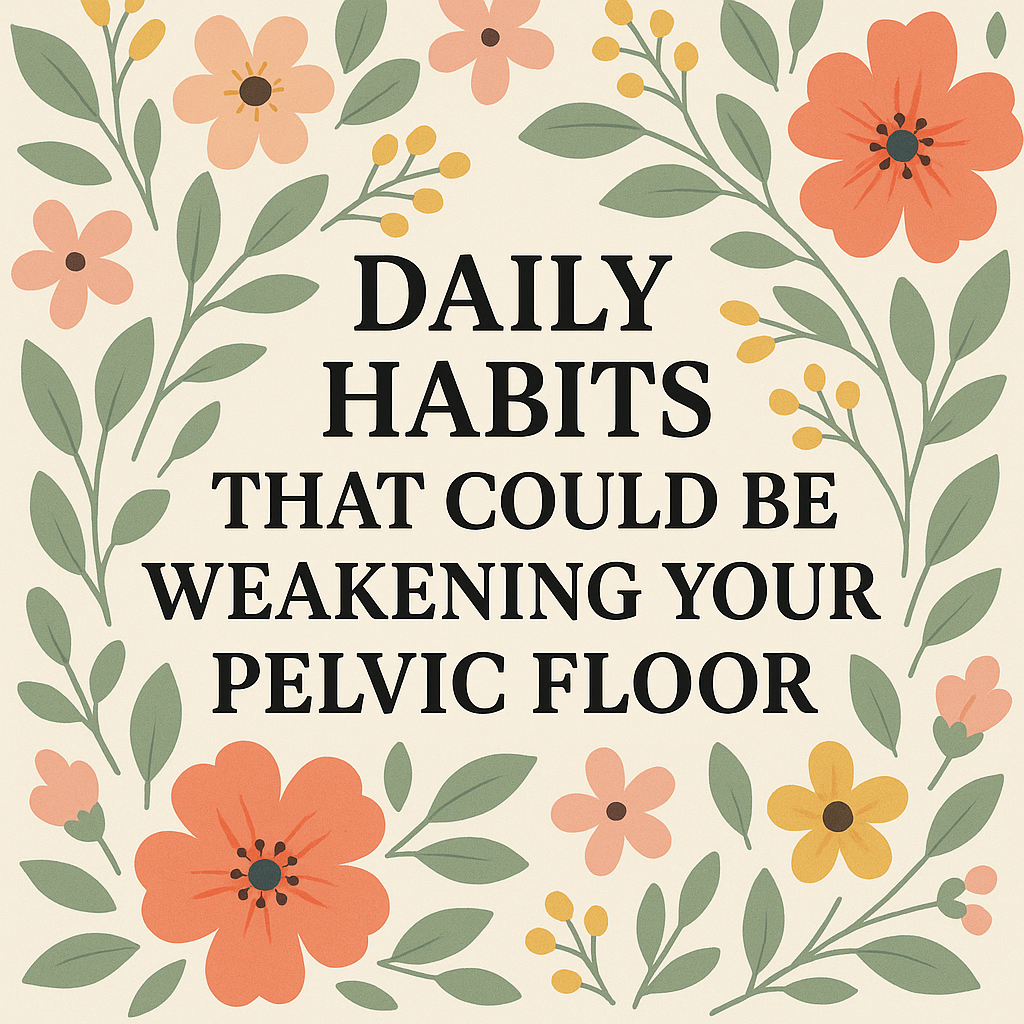 Daily Habits That Could Be Weakening Your Pelvic Floor